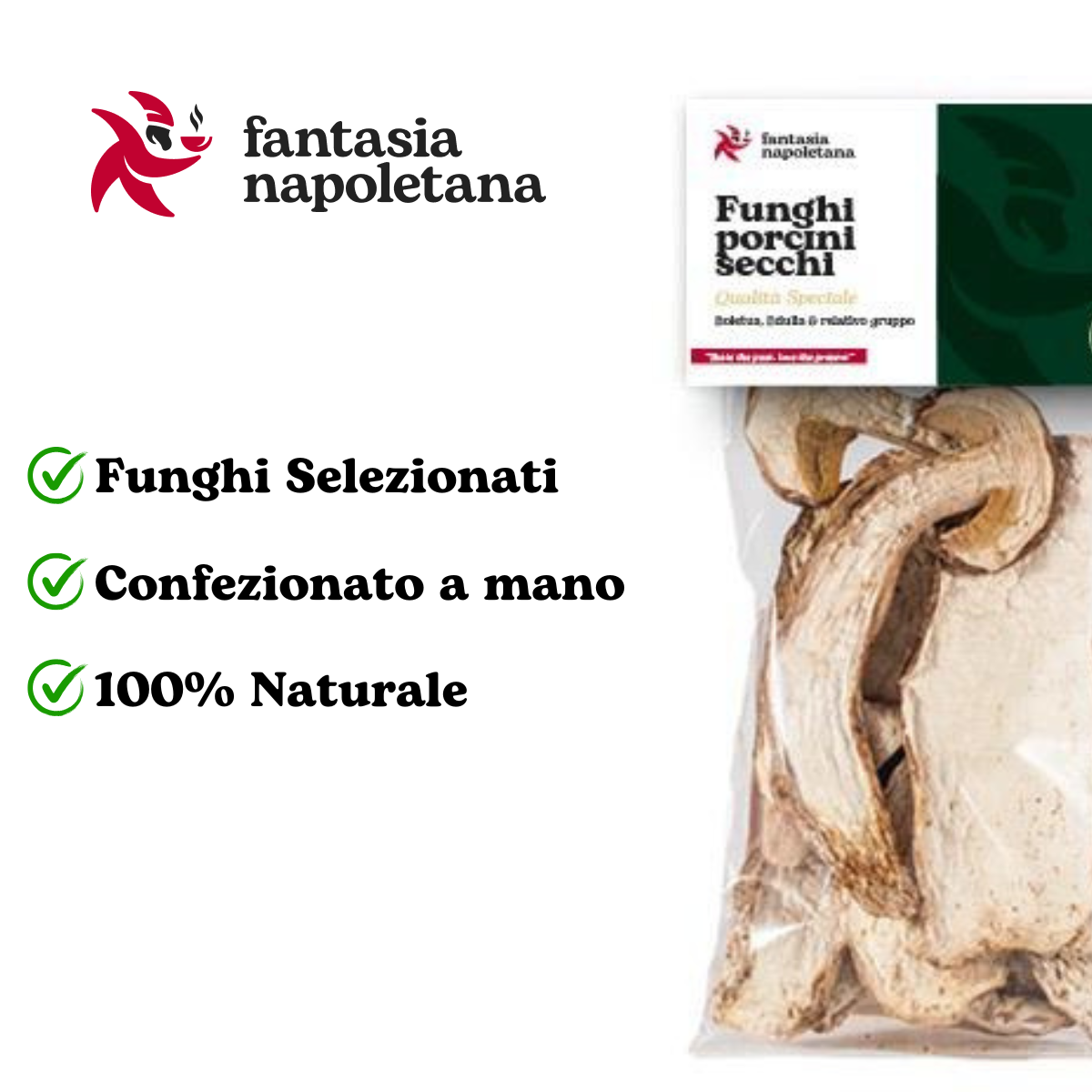 Funghi Porcini Secchi 20g - Qualità Speciale