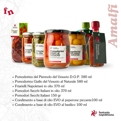Confezione Regalo “Amalfi” Fantasia Napoletana - Selezione Gourmet di Specialità Campane