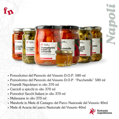 Confezione Regalo “Napoli” Fantasia Napoletana - Sapori autentici del Vesuvio e della tradizione partenopea