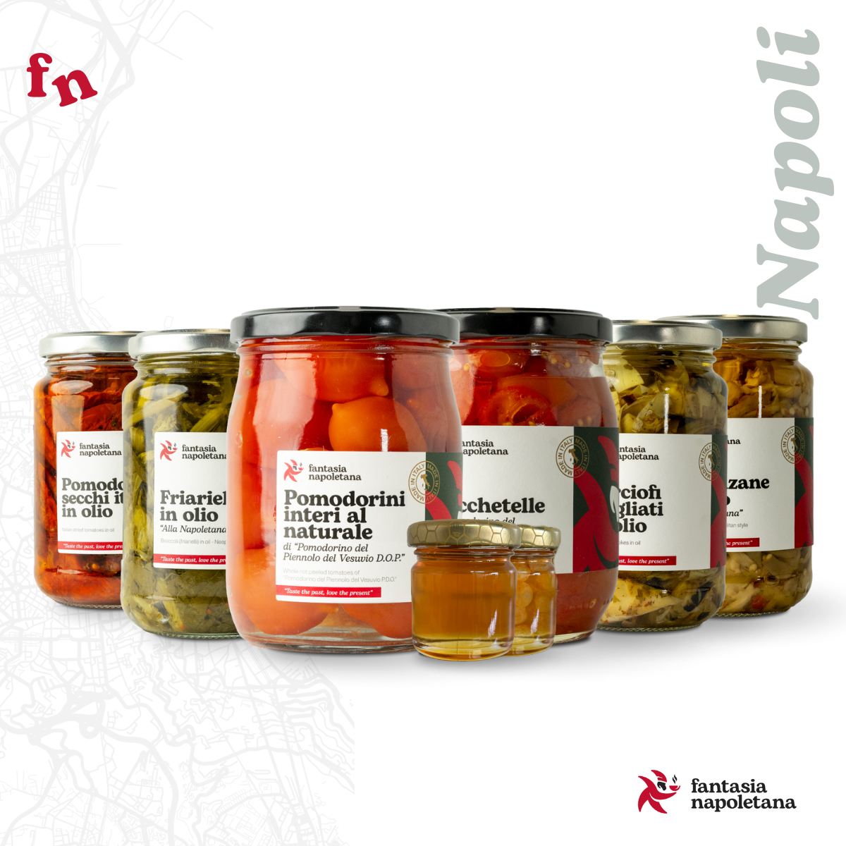 Confezione Regalo “Napoli” Fantasia Napoletana - Sapori autentici del Vesuvio e della tradizione partenopea