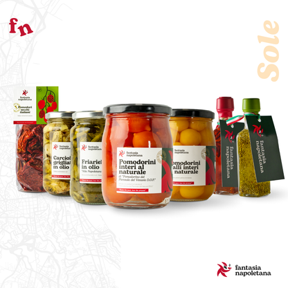 Confezione Regalo “Sole” Fantasia Napoletana - Sapori autentici del Vesuvio e della tradizione napoletana