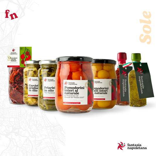 Confezione Regalo “Sole” Fantasia Napoletana - Sapori autentici del Vesuvio e della tradizione napoletana
