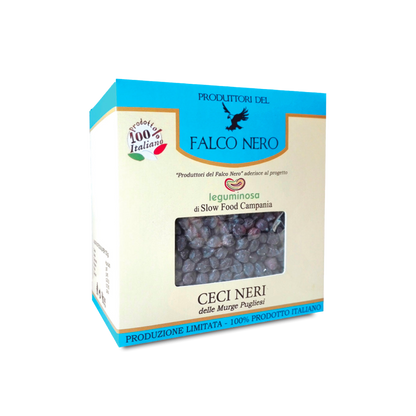 Italian Black Chickpeas “Produttori del Falco Nero” - 400 gr